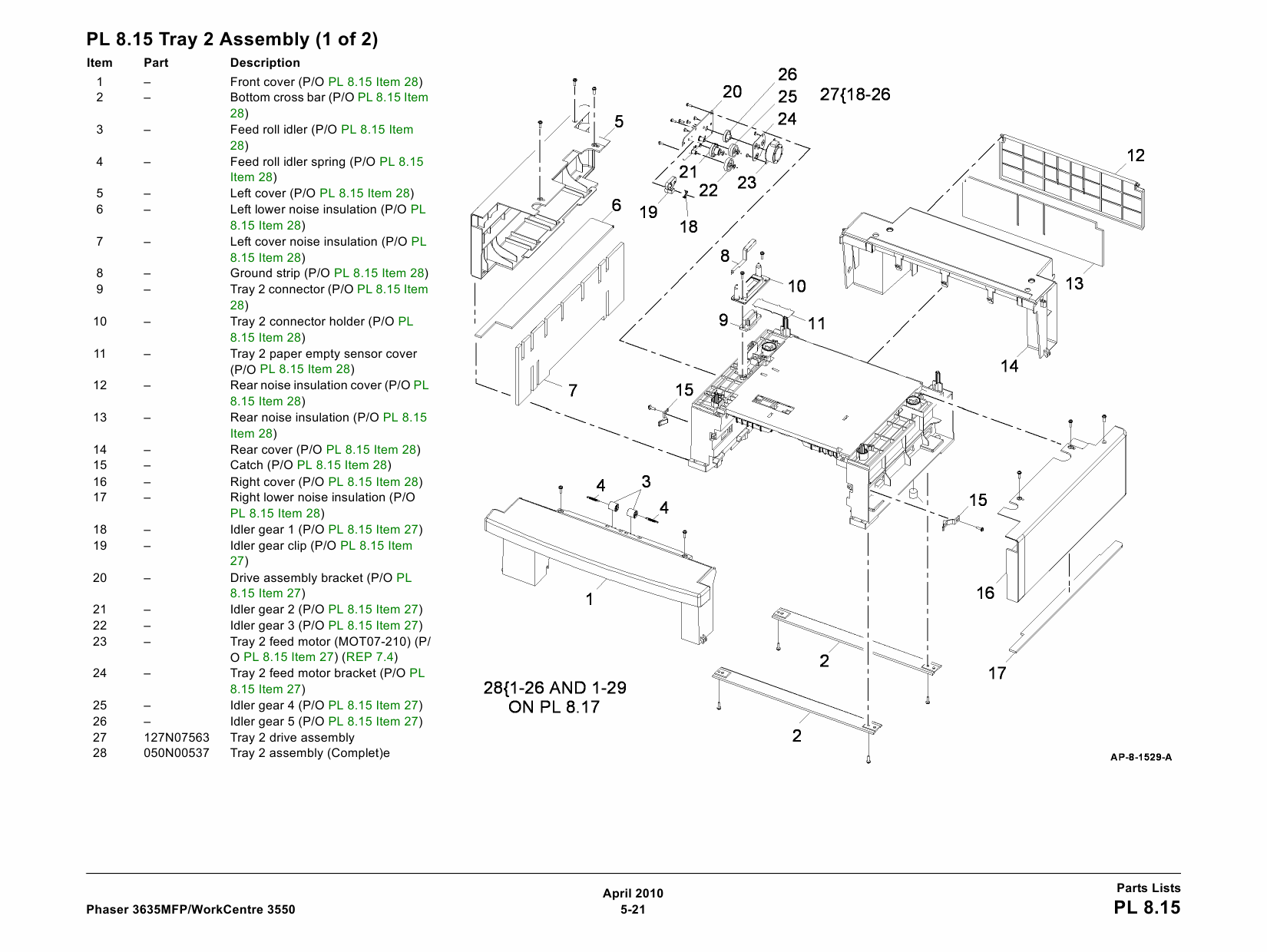 Parts Xerox Parts